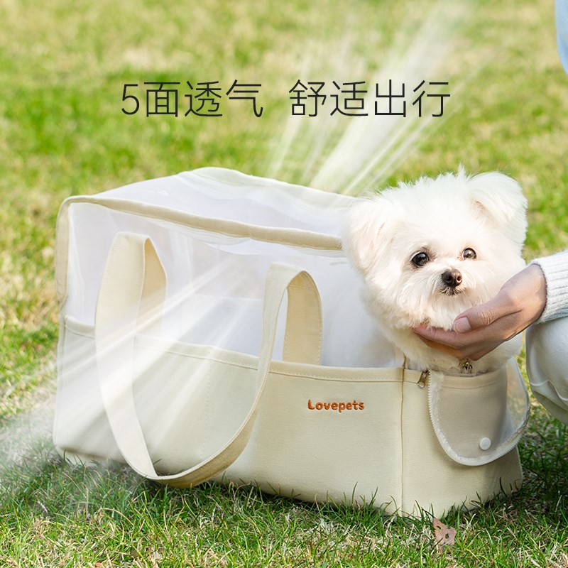 狗狗外出便携包猫咪包宠物单肩手提包夏天夏季小体狗小型犬宠物袋图片