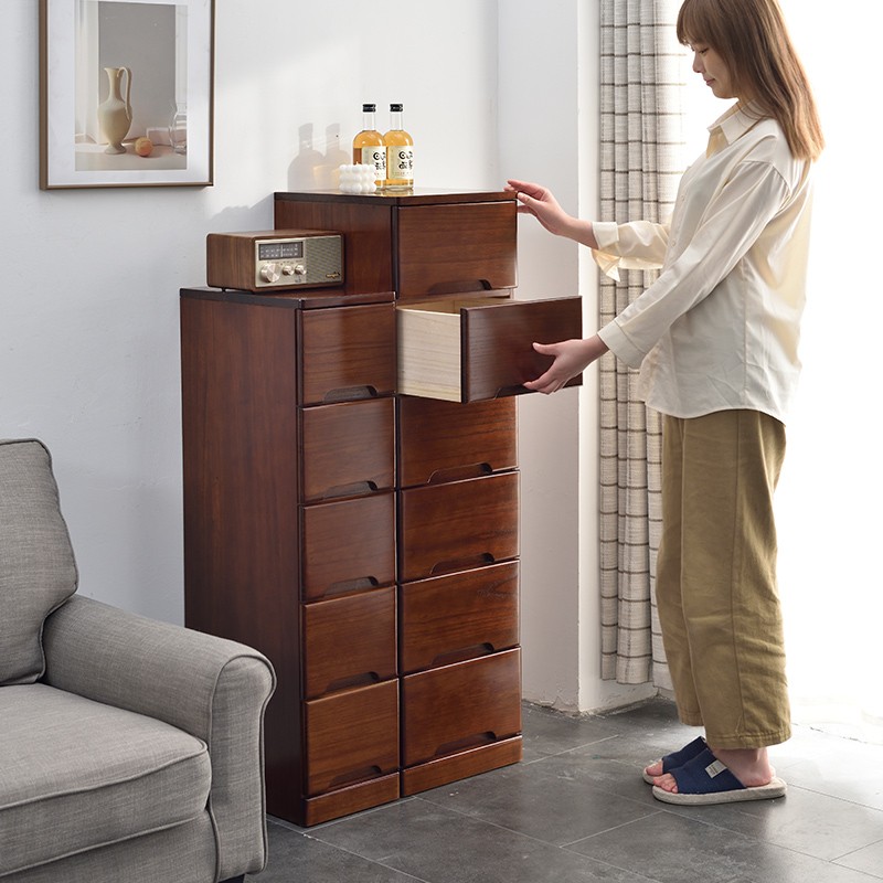 20/25/30/35/40cm实木超窄夹缝收纳多层抽屉式缝隙角落储物床头柜
