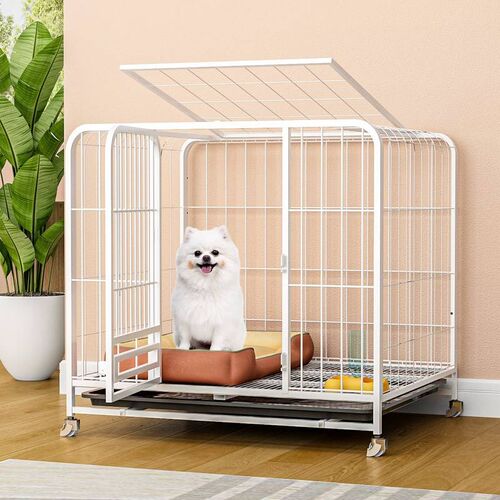 狗笼子中型犬狗围栏狗栅栏室内狗别墅挡猫狗窝带厕所一体自动清理