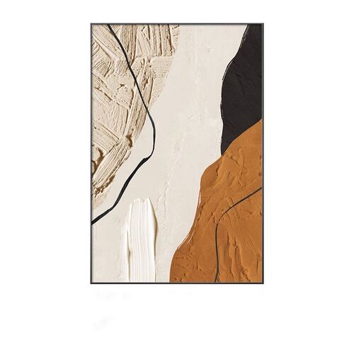 抽象客厅装饰画现代简约挂画肌理大幅落地墙画玄关沙发背景墙壁画