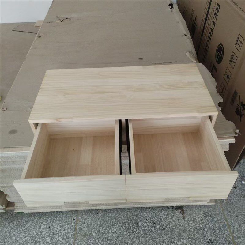 定制实木抽屉柜单层加高电器底座垫高脚踩收纳拼床组合抽屉多功能