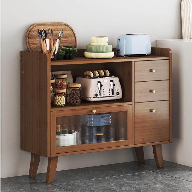 餐边柜厨房柜子储物柜置物柜家用备餐收纳柜实木色客厅茶水柜碗柜,商业/办公家具,办公茶水柜,淘宝优惠券,粉丝福利购,淘宝优惠卷