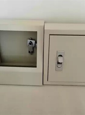 铁皮烤漆触摸屏安装盒192*1x38电箱控制盒人机界面威纶信捷触摸屏