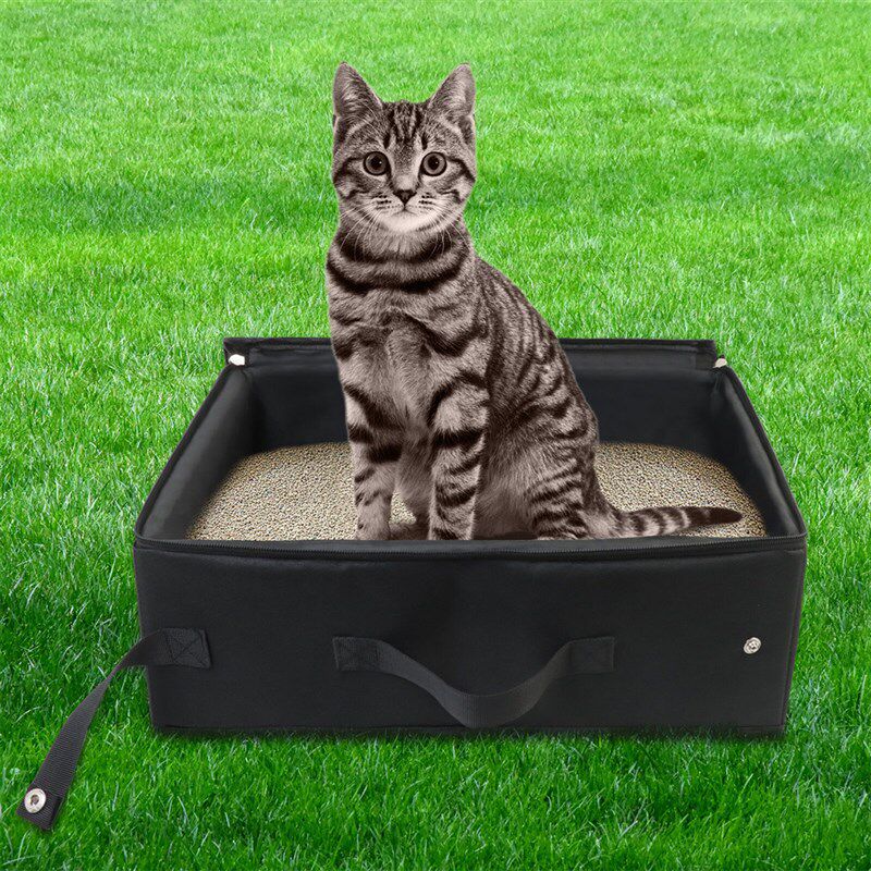 宠物用品猫窝可折叠猫砂盆外出携带便捷猫厕所洗澡盆防水猫砂袋