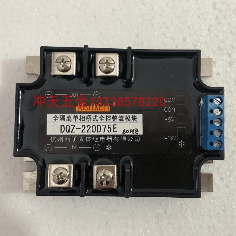 KEJIKEYI杭州西子 DQZ-220D75E 全隔离单相桥式全控整流模块60HZ