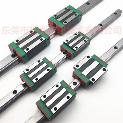 直线导轨滑块方型HGH15CAHGW20CC 25 30法兰轨道高组装线性滑轨