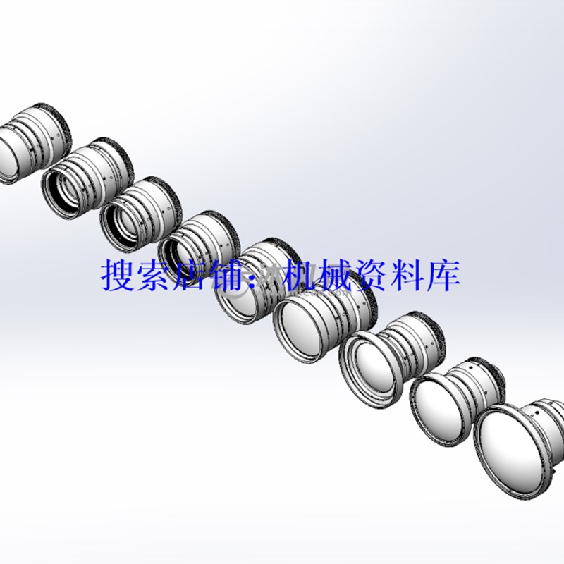 9款KOWA进口HC系列工业镜头3D图纸SolidWorks格式模型【62】