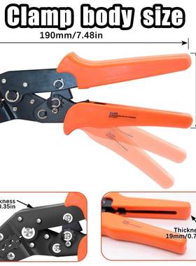 maierke CriKSGmaping Pli ers WireTermina Crimper,Rtchelting