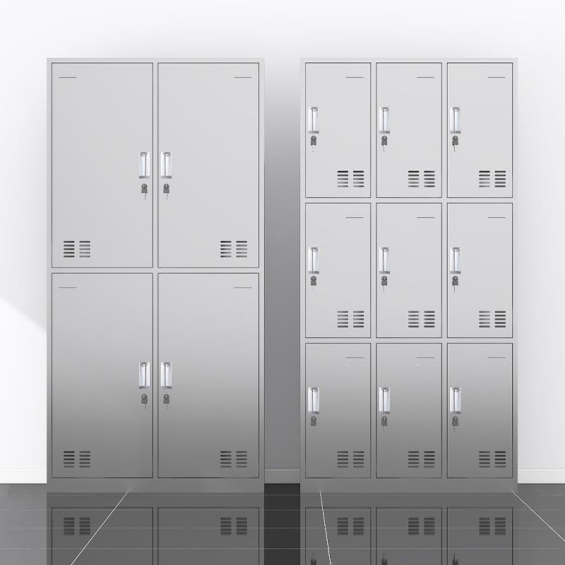 不锈钢更衣304六门员工储物0储柜4门TVE2柜1物柜9门更衣柜九门可