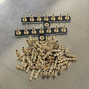 胆机搭棚钉纯铜铆钉全铜镀镍镀金胆机机箱DIY接线布线端子100粒