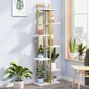 花架置物TPK架客装 室内萝饰多层阳台绿多肉架子铁艺花 厅落花地式