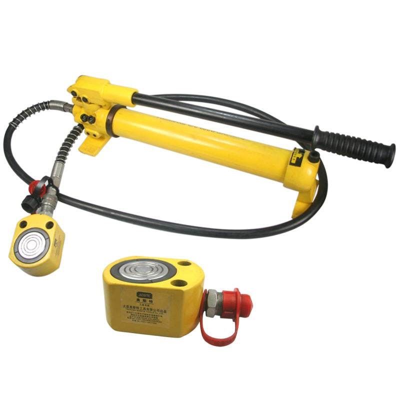 超薄千斤顶分体式液压电动千斤顶5吨10吨20吨30吨50吨分离式油压