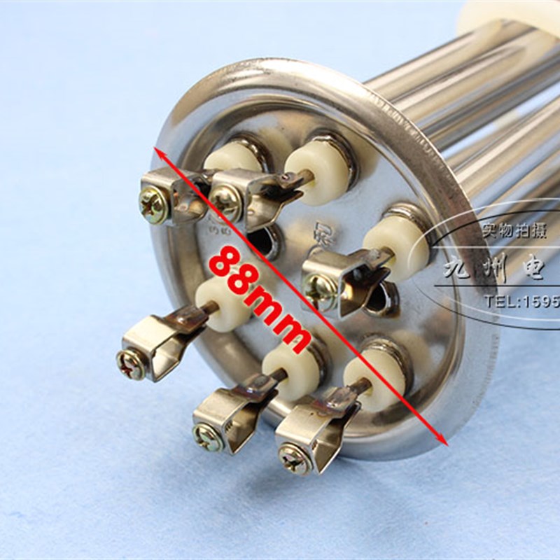 不锈钢 88盘盖法兰开水器电加热管 热水器电热管3KW 6KW 9KW 12KW