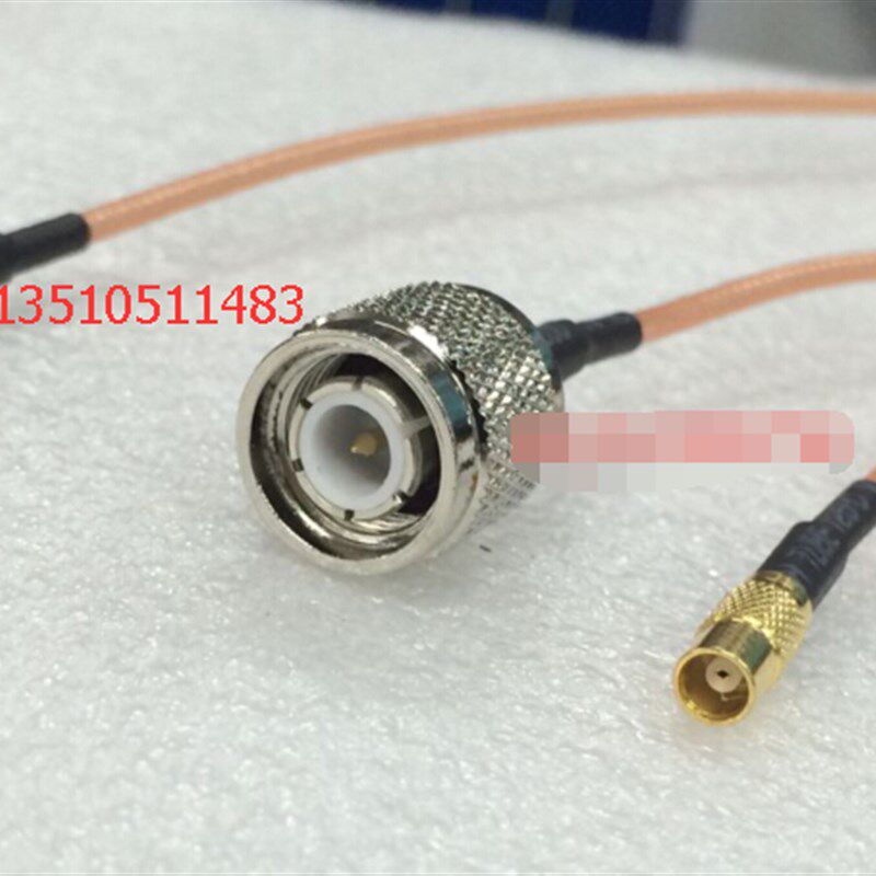 射频MMCX/TNC-KJ网桥AP测试线 MMCX母转TNC母RG316跳线MMCX转L12