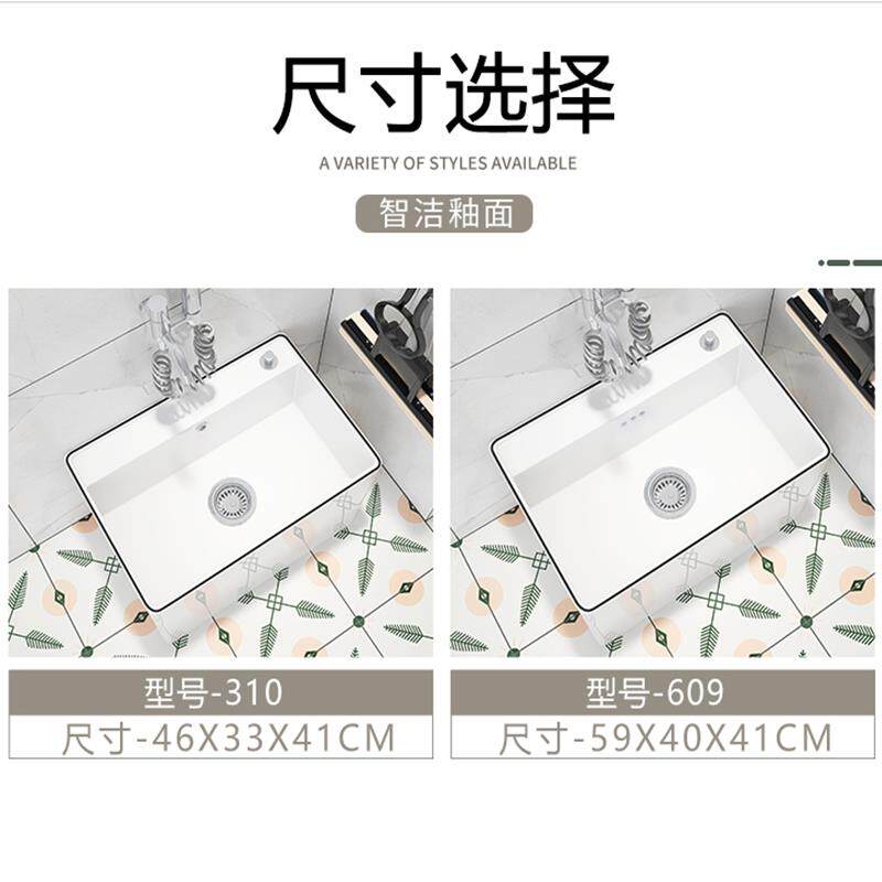 A10L陶瓷拖色把池布家用阳台拖池卫ARH生间黑墩布池大号黑洗拖把