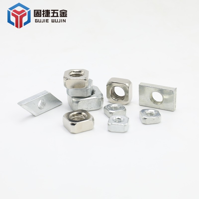 四方菱形长方螺母3040/3030/4040工业铝型材配件M4/M5/M6/M8螺帽