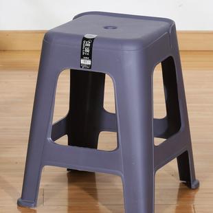 塑用料凳子加高厚家特厚北GFM现代简约欧风耐用椅子方凳鹏德简约