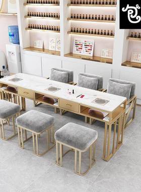 北欧轻MHN奢大功率自套带风吸尘器美甲子椅子装单人双人三人美甲