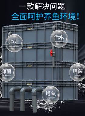 户外室锦鱼池过滤器过滤系统大型外水循环设备制自周鲤2020025转