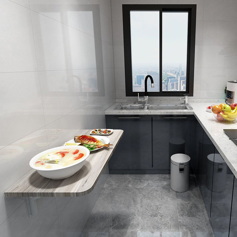 可折叠书桌置物架墙上层板支撑墙壁隔板304不锈钢支架托架三角架