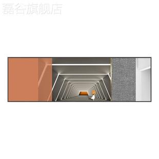 网红卧室装饰画j抽象几何现代简约床头挂画线条间轻店奢酒主卧房