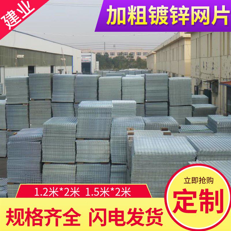钢丝网镀锌铁丝网片铁网围栏网格网小孔钢格栅加粗U钢筋狗笼养殖