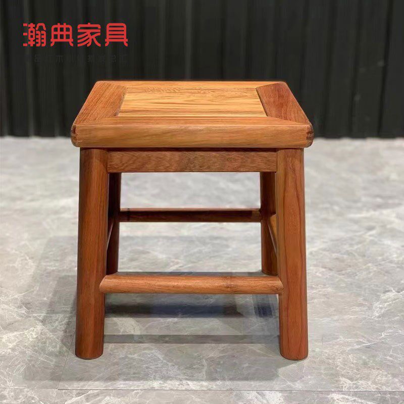 花梨木小方凳家用板凳实木u原木凳子客厅红木换鞋凳沙发茶几矮凳