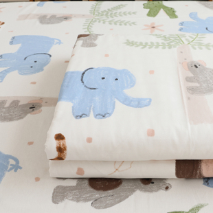 动物园加厚100纯棉被套单件全棉双单人1.5m180x200X230被罩四季 款