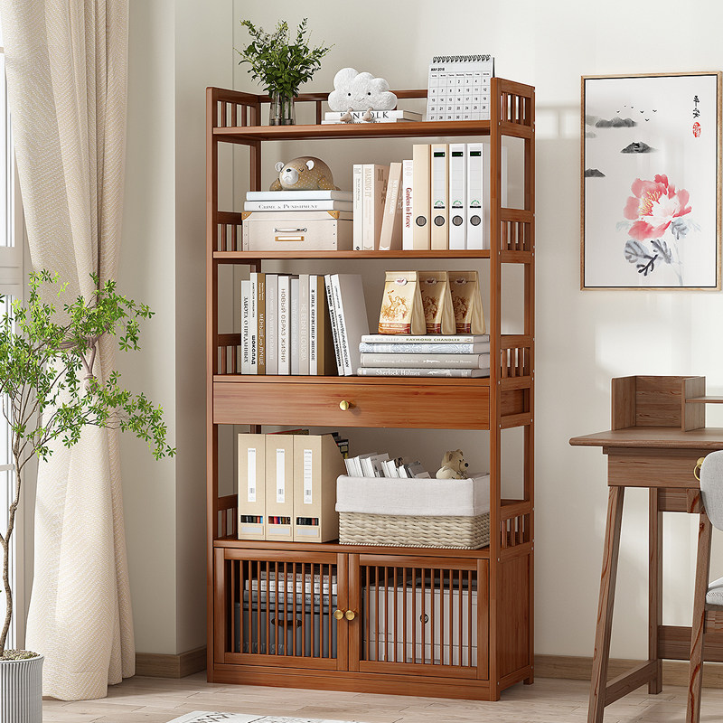 书架落地置物架一体靠墙儿童小书橱客厅收纳架卧室简易书柜储物柜,住宅家具,书架,淘宝优惠券,粉丝福利购,淘宝优惠卷