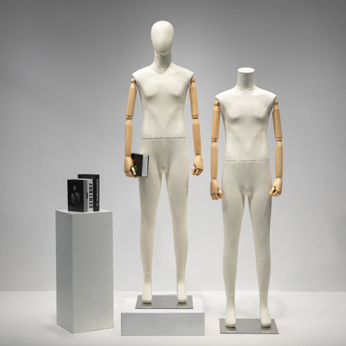 服装店男模特道具展示q架半身橱窗人台假人偶全身包布男女人体模