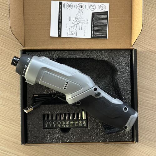 电动螺丝刀充电式家用小型电批电动钻起子N多功能自动螺丝批工具