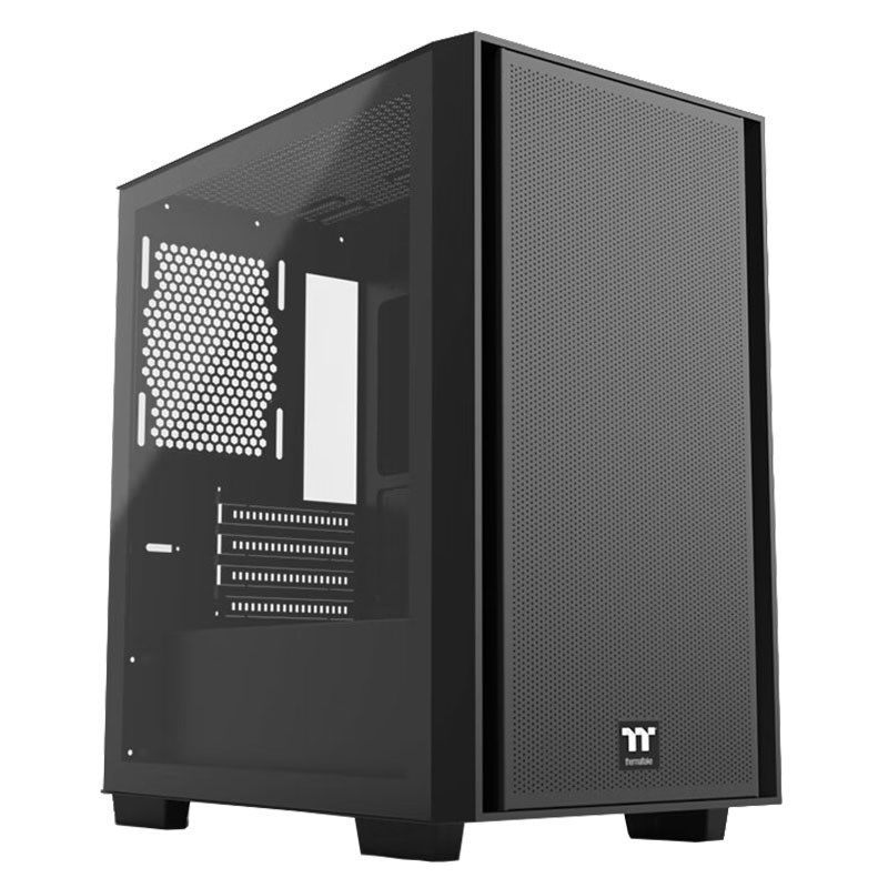 TT启航者F4白色kMini小机箱水冷MATX主板玻璃侧透台式电脑主机箱