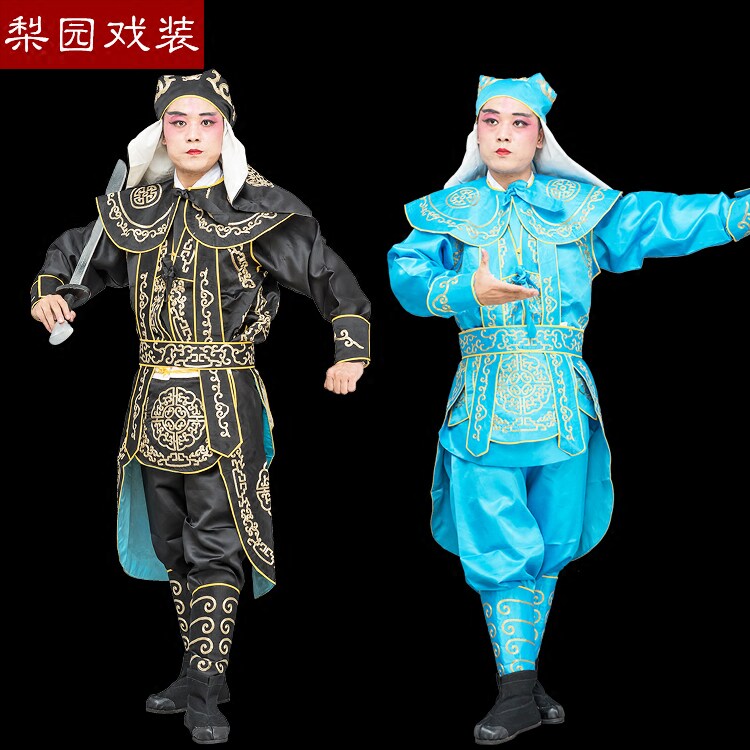 梨园戏装京剧越剧戏曲服装舞台演出武生武N打衣马伕服装 马童衣