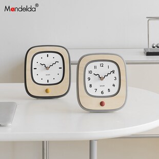 n家居客厅装饰品玄关电视柜桌面摆放式时钟