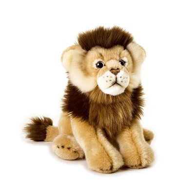 国家地理正仿真动物狮子雄狮辛巴公仔毛绒精致小号大号玩偶