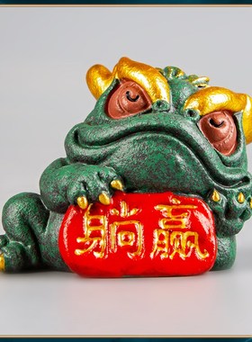 器物志 青砂石吉祥瑞兽家居办公饰品摆设鱼缸造景茶宠