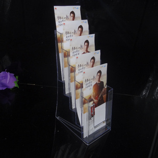 资料架新款四层三折页展示架 五格宣传单彩页架 资料架子多层目录