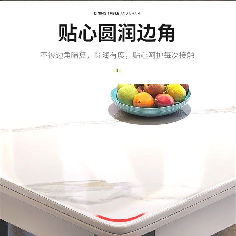 岩板西餐桌椅实木亮光现代高端家用长方形小户型吃饭桌子,住宅家具,岩板餐桌,淘宝优惠券,粉丝福利购,淘宝优惠卷