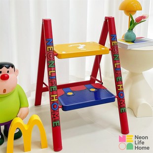 加厚碳钢室内登高乔迁高颜值梯子移动人字梯 搬家梯子家用便携式