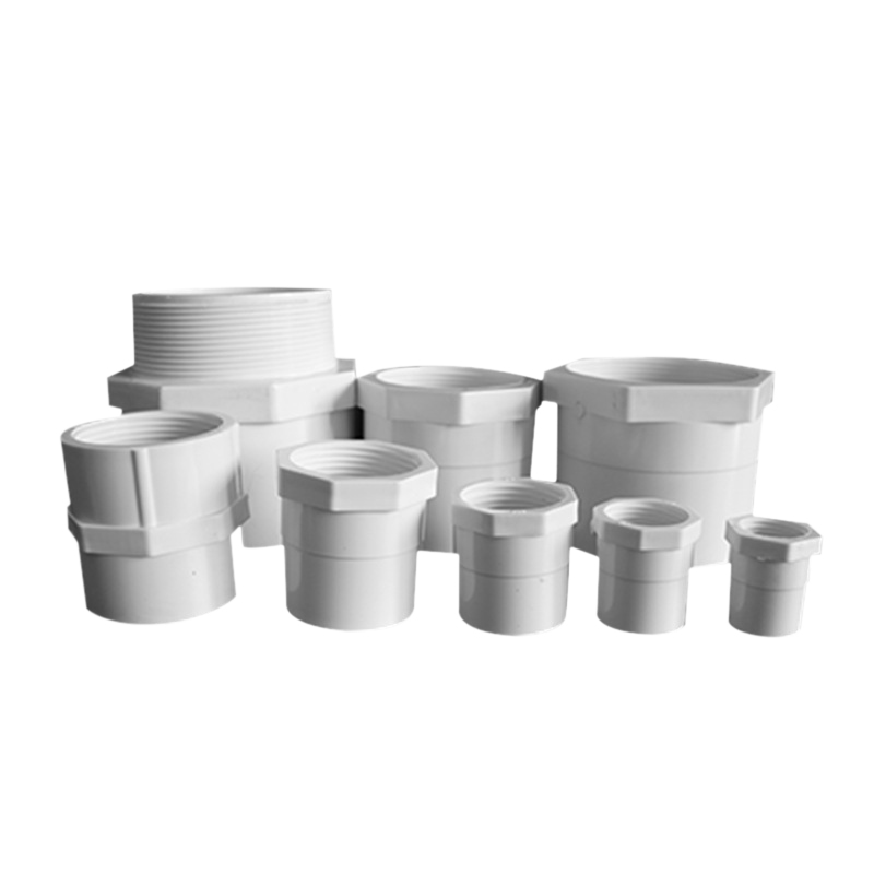 PVC给水管件内丝内牙直接内螺纹直接DN20/25/50供水配件内丝直通