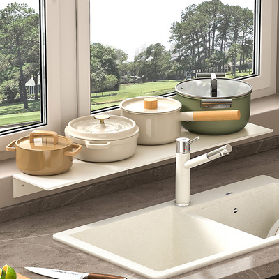 厨房窗台加宽延伸板扩展板收纳置物架桌子台面阳台窗户延长神器