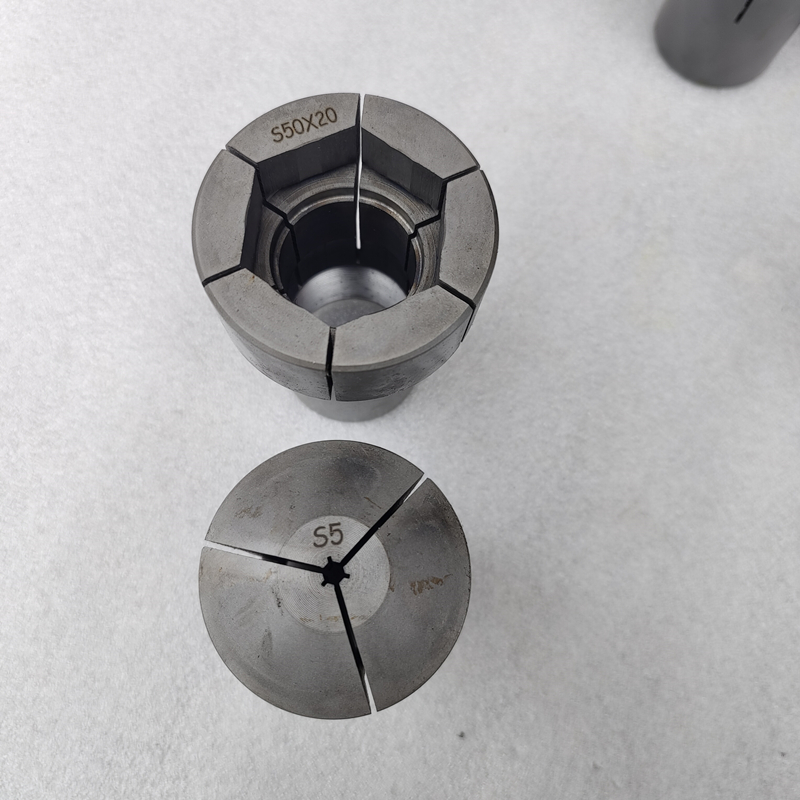 六角夹头0640 车床成品6开夹头通孔 台阶深5 -10-15-20高频淬火