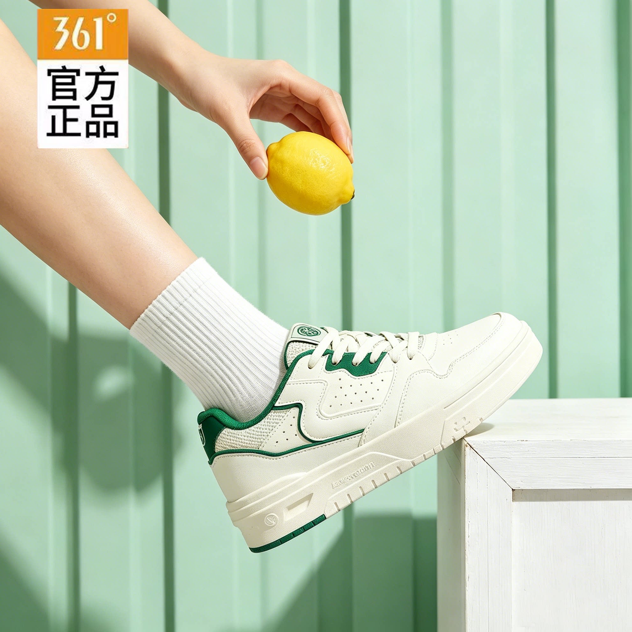361小白鞋女鞋2026新款春季百搭休闲板鞋革面学生日常运动鞋微瑕图片