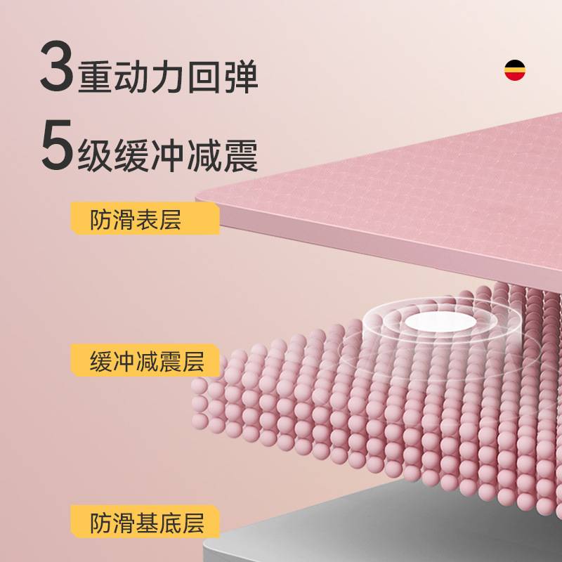 小猫吃鱼舞蹈垫芭蕾训练瑜伽垫子双面防滑保护卡通图案舞蹈专用