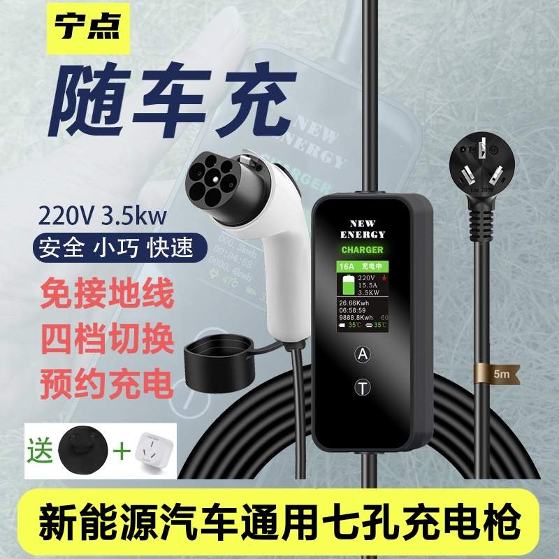 宁点新能源汽车充电枪家用