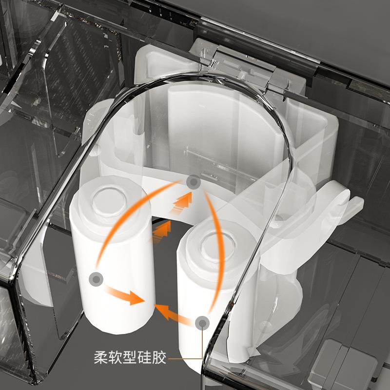 浴室拖把挂钩挂架免打孔壁挂卫生间拖布收纳架强力固定卡扣扫把夹
