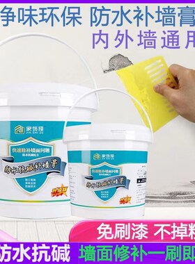 补墙膏墙面修补白色防水防潮防霉内墙起皮裂缝修复抗碱净味腻子膏