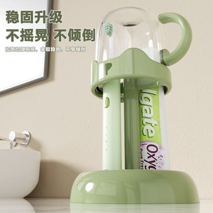 漱口杯学生宿舍刷牙杯置物架家用儿童男女高颜值牙刷牙具洗漱套装