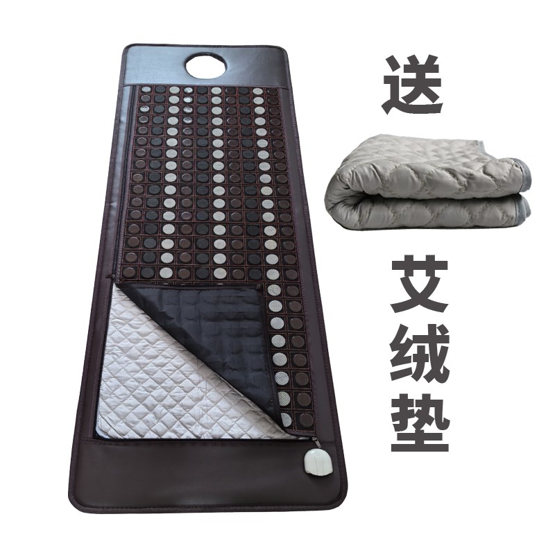 玉石床垫砭石锗石温热艾灸床垫毯床垫/床褥/床护垫/
