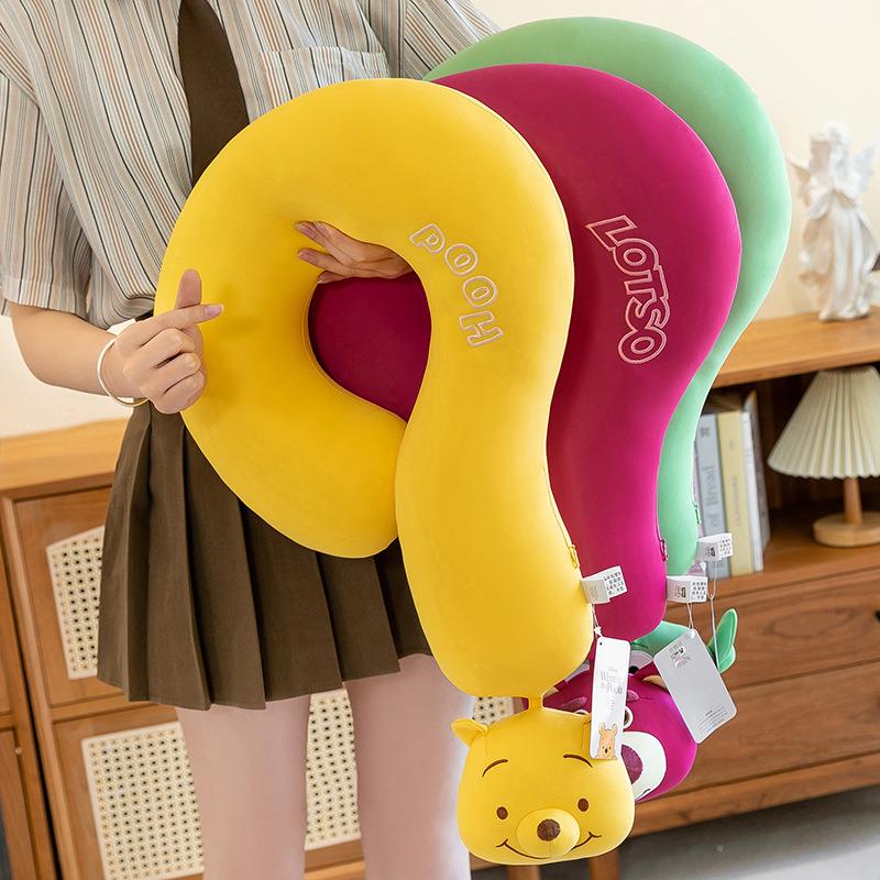创意问号颈枕抱枕毛绒玩具流量款U型大号可爱多色靠垫午休玩偶批